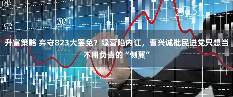 升富策略 弃守823大罢免？绿营陷内讧，曹兴诚批民进党只想当不用负责的“侧翼”